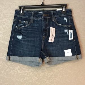 NWT Old Navy High Rise Cuffed Shorts Size 0